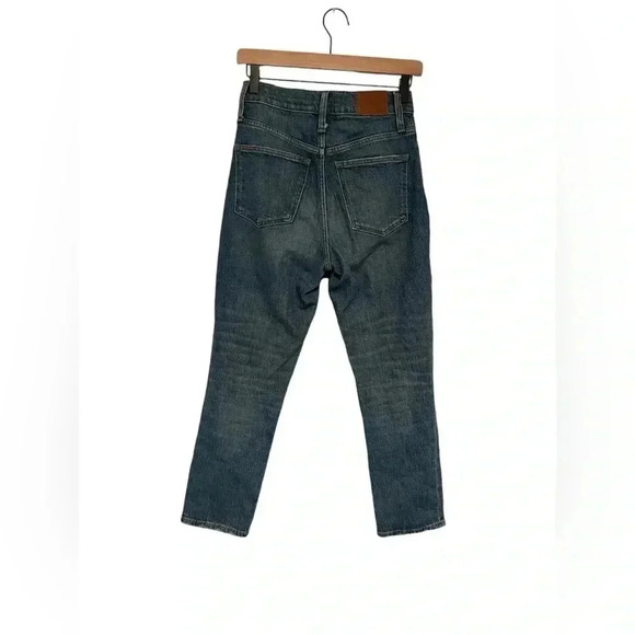 Madewell Women's High-Rise Slim Crop Medium Wash Boyjean Size 25 - Picture 6 of 7